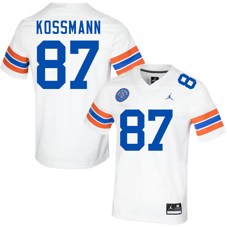 Cameron Kossmann Florida Jersey,Florida Gators #87 Cameron Kossmann Uniforms,Jersey Youth-Throwback